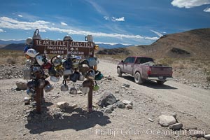Teakettle Junction, on the notorious road to the Racetrack Playa, Death Valley National Park, California