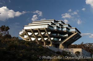 UCSD Library (Geisel Library, UCSD Central Library), University of California, San Diego, La Jolla