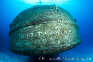 USS Kittiwake wreck, sunk off Seven Mile Beach on Grand Cayman Island to form an underwater marine park and dive attraction