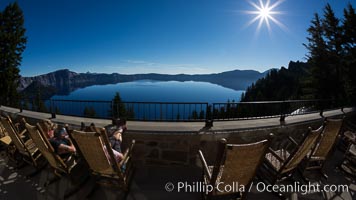 View from Crater Lake Lodge, Crater Lake National Park